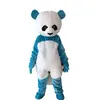 2024 Hot Sales blue panda Mascot Costume Suit halloween Party Game Dress Outfit Halloween Adult News