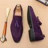 Kleiderschuhe Nummer 47 Größe 39 Purple Herren Heels formelle Kleider Sneakers Sports hochwertiger Weitpass