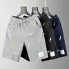 FOG Trendy Shark Embroidery Pure Cotton Loop Sports Youth Guard Pants Split Loose Shorts Mens and Womens Couple Style