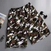 2024 Summer Swimming Shorts Trunks Men Beach Camouflage Print Quick Dry Surf Drawstring Brand Casual Beachwear 240403