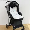 Kinderwagen Teile Zubehör Baby Kinderwagen Liner atmungsaktive Neugeborenen -Autositzkissen Baumwolle Baby Herbst Kinder Kinderwagen Accessoires Q240416