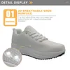 Buty swobodne zużycie platforma Platforma Kwiaty lamparta Drukowane dla kobiet światło okrągłe stóp na stopa impreza tenis zapatillas de Mujer