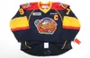 Zszyty niestandardowy Connor McDavid Erie Otters Navy CCM Hockey Jersey Dodaj dowolny numer nazwy Męskie koszulki XS5XL5161919