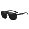 Gafas de sol Moda polarizada para hombres Mujeres que conducen pesca Viajes Anti-UV Gafas Sun Vintage Big Frame Eyewear E9X7
