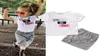 2019 Summer Girls Clothing Sets Mode Baumwollbuchstaben bedruckt kurzes T -Shirt und Röcke Zwei Stücke Sets Girls Clothes5131827