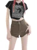 Waist Slimming Denim Shorts for Women 2024 Summer Thin Sweet Spicy Girl Small Figure A-line Hot Pants
