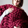 Blankets S Throw Blanket In Bulk For Sofa Wholesale Handmade Super Soft Knitted