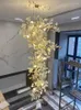 Chandeliers Salon Nordic Ginkgo Branch Feuts Chandelier Escalier moderne Petal Pendante Lights El Lobby Lampe