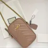 luxury leather designer shoulder bag armpit solid color striped alphabet applique crossbody bags fashion women chain cell phone Bag purse