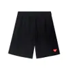 Summer men's shorts cotton shorter loose casual five-minute pants beach pants new simple love embroidered sport pants