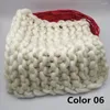 Blankets Hand-woven Wool Crochet Baby Blanket Born Pography Props Thick Woven Basket Filler Accessories