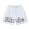 RHUDE MENS Shorts Designer Short pour hommes sets Tracksuit C1 Loose confortable Man Beach Pantal