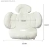 Stroller Parts Accessories Breathable baby seat cushion childrens soft stroller lining head and body support pillow suitable for newborns washable Q240416