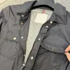 Nuovo Design Spring Summer Jackes torace totaggio doppio tasca da tasca da vento badge braccio badge jakcets mane designer cappotto misura 1--6
