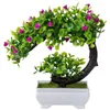 Fiori decorativi mini piante artificiali bonsai simulato albero in vaso ornamenti tavolo da tavolo da artificielle tuin decoratie