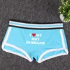 Underpants Ich liebe mein Mädchen sexy Baumwollunterwäsche für Paare Frauen Männer Boxer Shorts Homme Dessous weibliche Höschen unterpackend