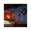 Dekorativa föremål Figurer Kärnkraftsexplosion Bomb Mushroom Cloud Lamp Flamelös för Courtyard vardagsrumsdekor 3d Night Light Recha Otpku