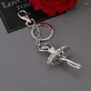 Keychains GYWYN2024 The Latest Key Chain Car Keychain Lady's Bag Pendant Small Gift Lovely Ballerina Pendant.