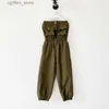 Rompers Mother Daughter Jumpsuit Summer Fashion Kids Girls Overalls Women One Piece Kläder Förälder-barn lika kläder för mamma och baby L410