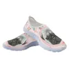 Casual Shoes InstantArts Grey Border Terrier Floral Print Lätt och andas sommarmaskskor HUND