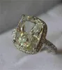 Super 5ct Cushion Cut Diamond ungagement Platinum 950 Уваживание кольца юбилей юбилей9533450