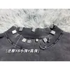 Edição de roupas de alta qualidade edição paris pino decote hardware masculino suéter redondo no pescoço