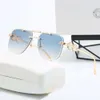Luxury Brand Sunglasses Casual Fashion Frameless Sunglasses Designers High-definition Polarized Sunglass Travel Stylish Sunglasses With Original Box