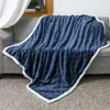 Couvertures couverture douce moelleuse flanelle double face couverture de lit multifonctionnel lits de lit en peluche