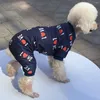 Köpek Giyim Sevgililer Günü Pijama Bodysuit Tulumlar Doğum Günü Kostüm Kalp Desen Giysileri Pet Pup için Karikatür