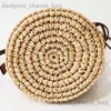 Shoulder Bags Grass woven bag high-quality spring/summer fashionable womens bag Lafite grass trend woven bucket vegetable basket bag handheld T240416