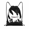 Auslave Rock Supergroup Drowpack Gackpack Gym Sports Sackpack Bag per esercizio 56SD#