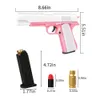 Gun Toys Toy Guns Ball Blaster met zachte kogels speelgoed Foam Blaster Shooting Games Education speelgoedmodel voor 6+ kinderen 240416