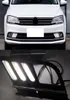 1PAIR AUR LED DRL DRL Daytime Running Light Daylight per VW Jetta Sagitar Mk6 2015-2018 Streamer Turn Signal3489906