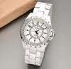 Luxury Women Watches Rosra Bling Rhinestone White Ladies Watch Dames Horloges Montre Femme Wristwatches2233983