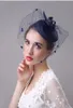 Chat de mariage antique antique européenne et américaine pour femmes ornements de cheveux Banquet coiffeur linge net yarn pêtième nuptial chapeau 75775054870754