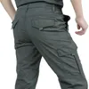 Summer Casual Lightweight Army Military Long Trousers Male Waterproof Quick Dry Cargo Camping Overalls Tactical Pants Breathable 240415