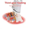 Тапочки Электрическая отопление утолщенные домашние обувь 3 уровня быстро накладывается на зиму