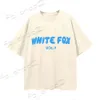 White Foxx Set Femmes à manches courtes Femme Designer Cabille T-shirt Summer Summer à manches courtes pour hommes