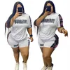 Yeni Tasarımcı Kadınların Takipleri T-Shirt Şort Lüks Rahat Takas 2 Parça Set Spor Takım Lüks Marka Kadın Tasarımcısı İki Parçalı Set