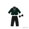 Anzüge Kinder 1 Jahr Geburtstagskleid Baby Jungen Velvet Blazer Jacke Hosen Foto Anzug Kinder formelle Hochzeitsleistung Abend Kleidung