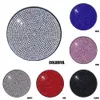 2024 Car Diamond Coaster Anti-slip Water tasse tasse de blingling strass de décoration de boisson de boisson