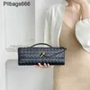 Andiamo Clutch Bag Bottegvenetas Handtassen B Familie Dinner Dames Luxe licht en kleine groepsontwerpers Modieus echt leer geweven N9KD