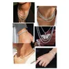 in Stock 925 Sterling Silver Tennis Chain 2mm--6.5mm Vvs Moissanite Necklace Fine Jewelry Wholesale Price