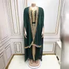 Vestidos casuais 2024 chegadas bordados moda feminino vestido de verão vestido de festa chiffon lantejacho maxi long sexy abaya