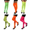 Chaussettes sexy de la couleur de bonbons bases de Noël sexy élégants dames féminines bassins de nuit élastiques longs berceaux de bas pour femmes 240416