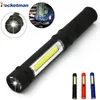 Torches de lampes de poche Mini Portable LED COB MAGNETIQUE BASE INSPECTION TACTIQUE TACTIQUE TORCH MULTIFONCTIONNEL