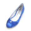 Casual Shoes Comfort Flat Satin Wedding Round Head Prom Evening Formal Party Dress Flats