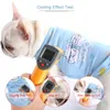 Chien refroidissement gilet vêtements ropa Perro para chat de harnais pour animaux de compagnie Costume chiot pour les petits chiens PUG Summer Antiheatstroke Thin Cool Vests 240416