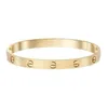 Designer Caritraes Bracelet Luxury Gold High Edition Mens e feminino 18K Rose Premium Feel Free Diamond Four Chave de fenda Non Fading