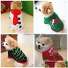 Appareils pour chiens 2021 Christmas Nouvel An Pites Pites Vêtements pour chiens pour petit costume moyen Chihuahua Pet Shirt Clothing Workshire Drop Deli DH1DT